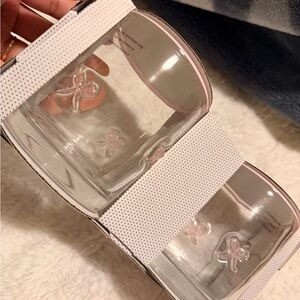 Pink Bow Glass Tumbler Set - Home Kitchen